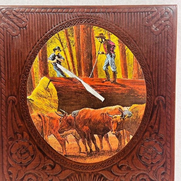 Time Life Books "The Loggers" The Old West Series Embossed Hardcover Book (1979) - Picture 2 of 11